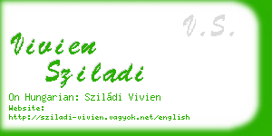 vivien sziladi business card